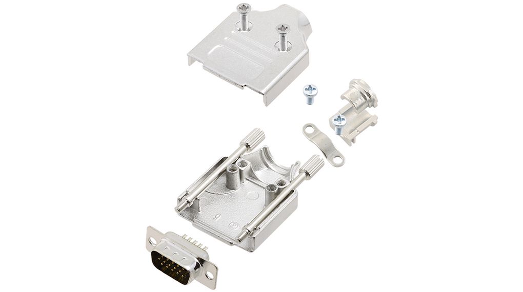 Encitech Connectors, 6355 Series D Sub Hoods For Use With For Cable