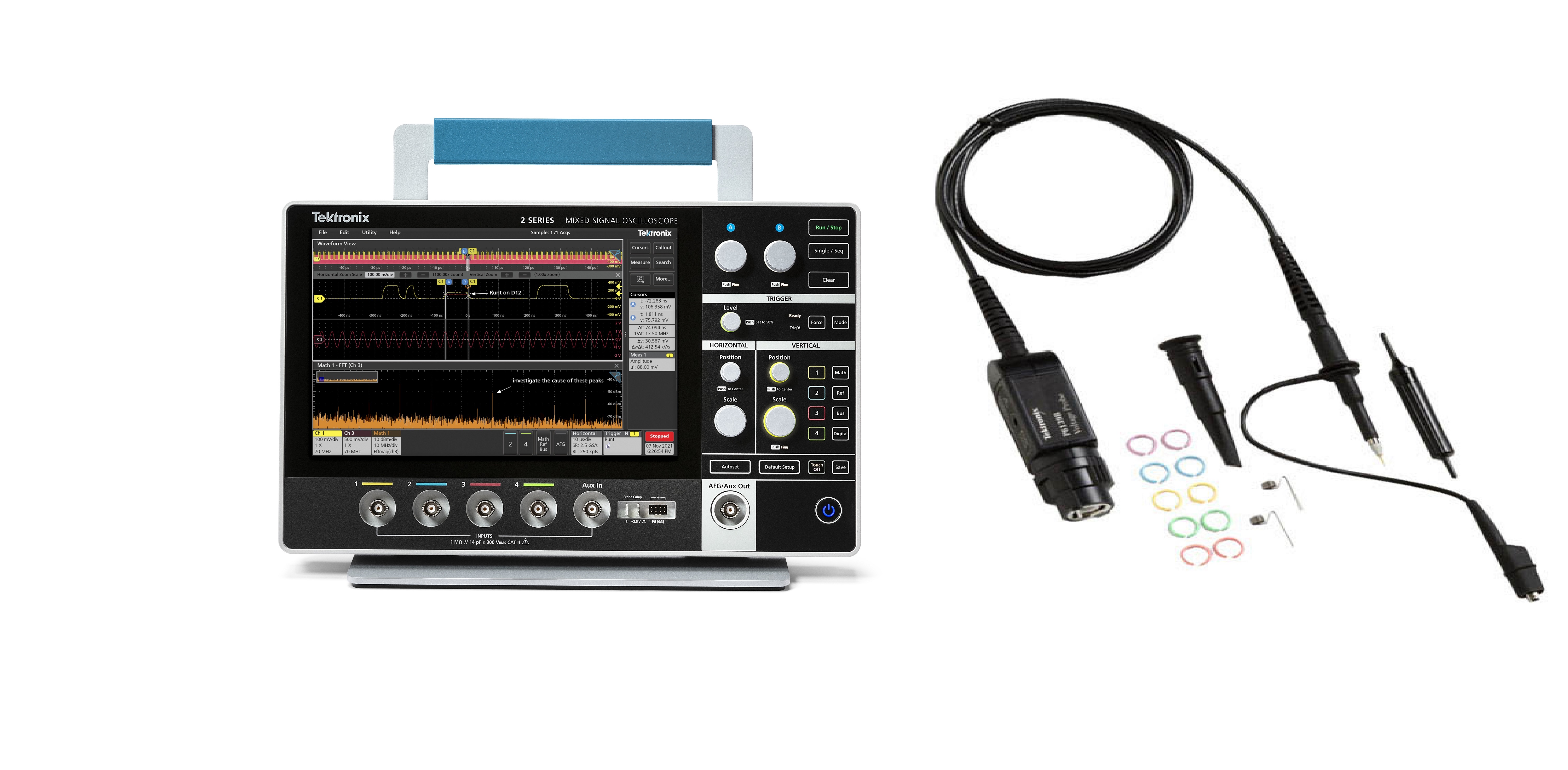 Tektronix MSO2 Series, 350 MHz Oscilloscope, 20