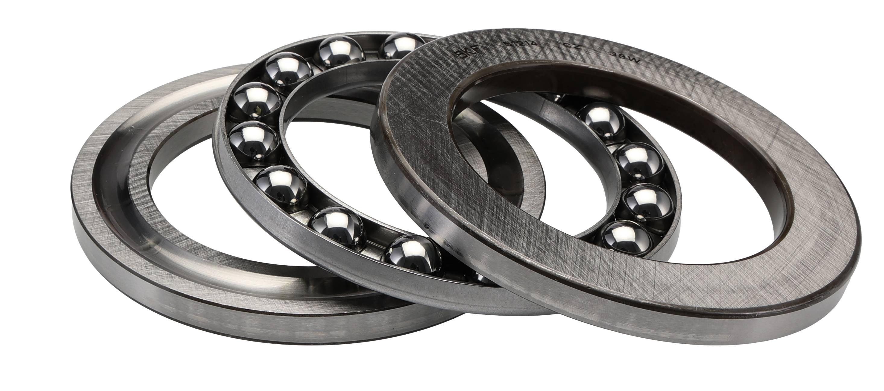 SKF 51214 1 Row Thrust Ball Bearing - 70 mm ID, 105 mm OD