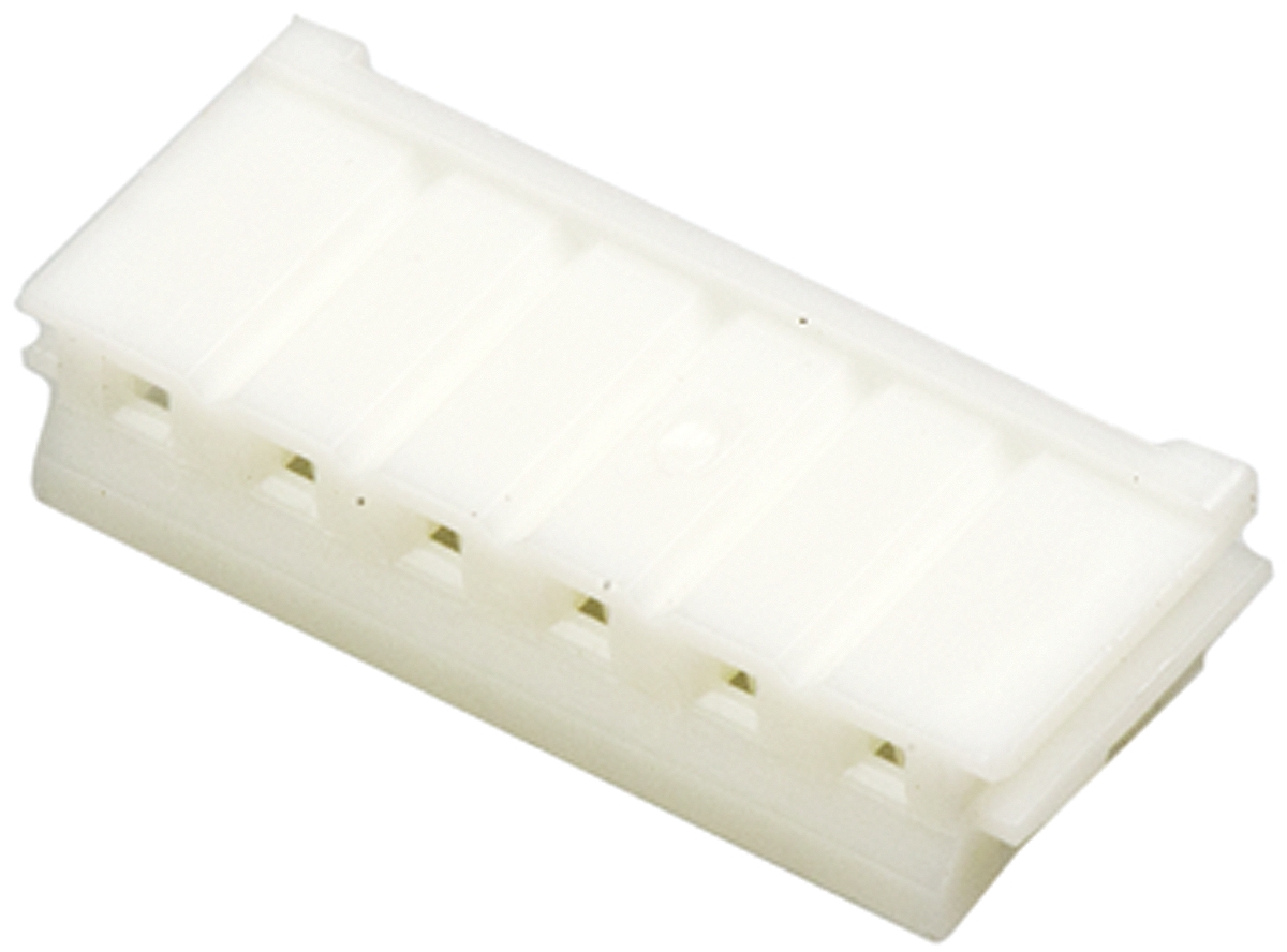 JST, EH Female Connector Housing, 2.5mm Pitch, 6 Way, 1 Row