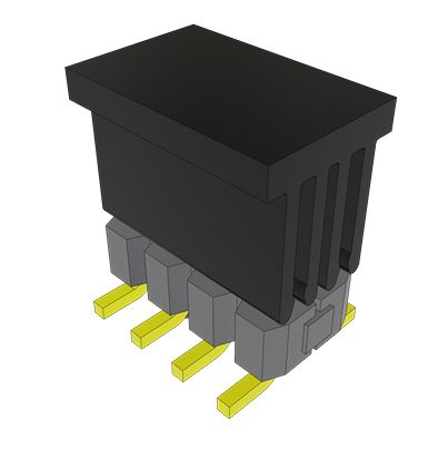 Samtec TSM Series Vertical Surface PCB Header, 8 Contact(s), 2.54 mm Pitch, 2 Row, Unshrouded
