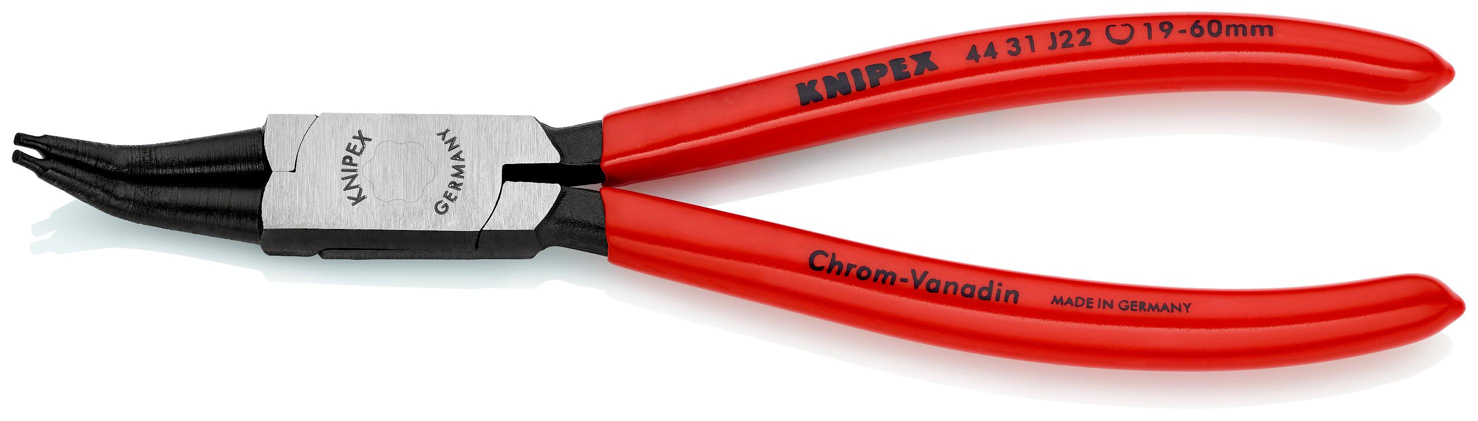 Knipex 44 31 J22 Pliers, 180 mm Overall, Straight Tip