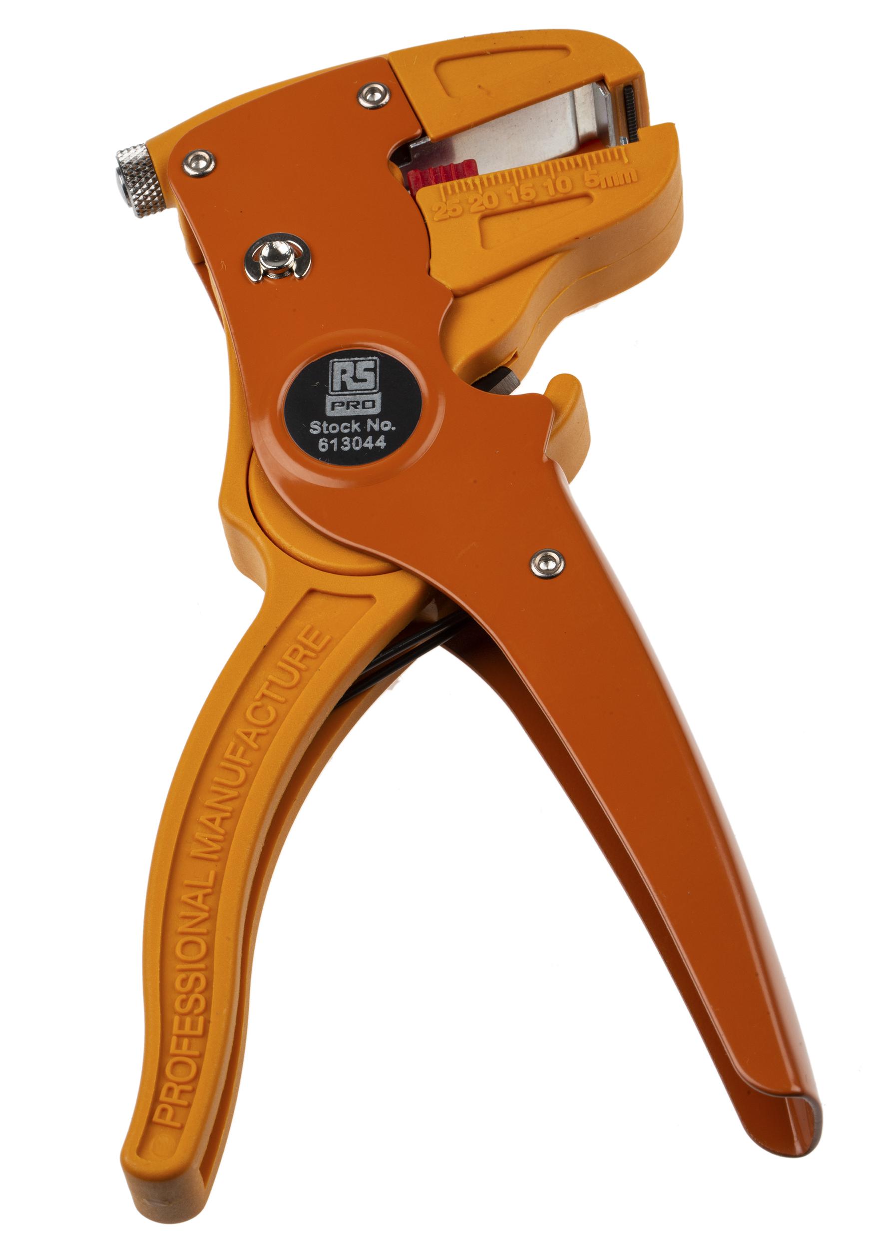 RS PRO Wire Stripper, 0.2mm Min, 6mm Max, 170 mm Overall
