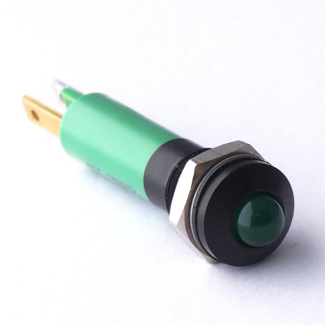 CML Innovative Technologies 190AX Series Green Panel Mount Indicator, 24V c.a. / V c.c., 8mm Mounting Hole Size, Solder
