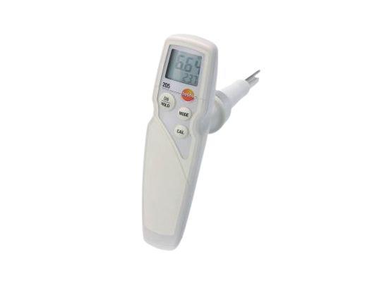 Testo 205 pH Meter, ±0.02pH Accuracy, 0.01pH Resolution, 14pH Max, +60 °C Max
