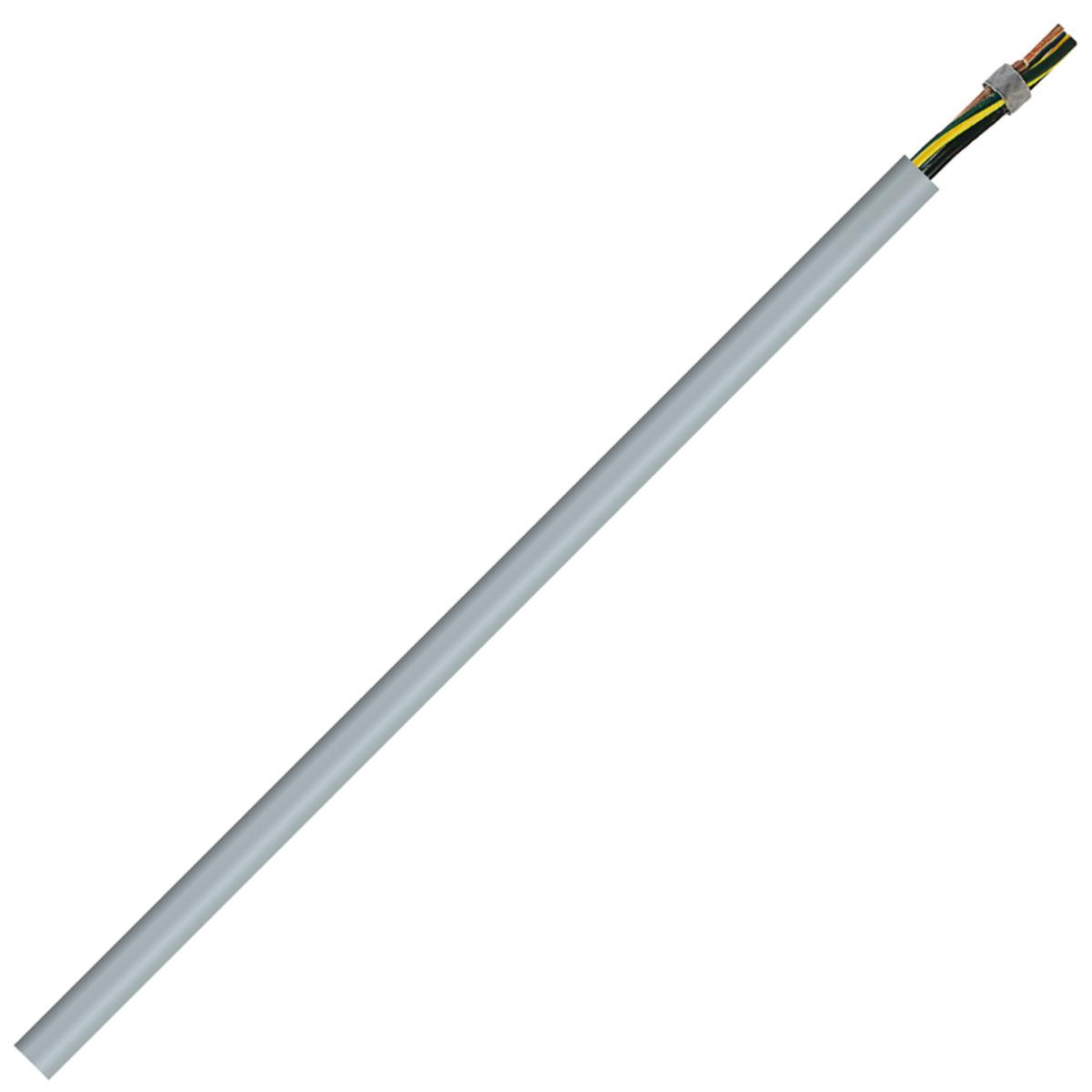 AXINDUS Harmoflex H05VV5-F Control Cable, 4 Cores, 0.75 mm² 18 AWG, Unscreened, 50 m, Grey Polyvinyl Chloride Sheath