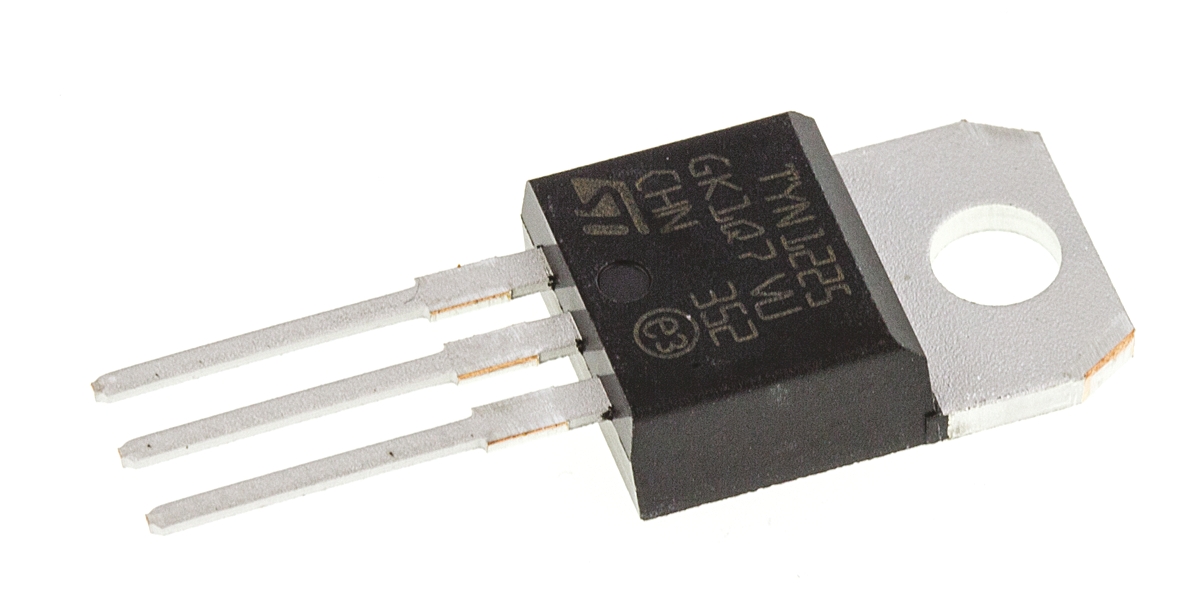 STMicroelectronics TYN1225RG, Thyristor 1200V, 16A 40mA