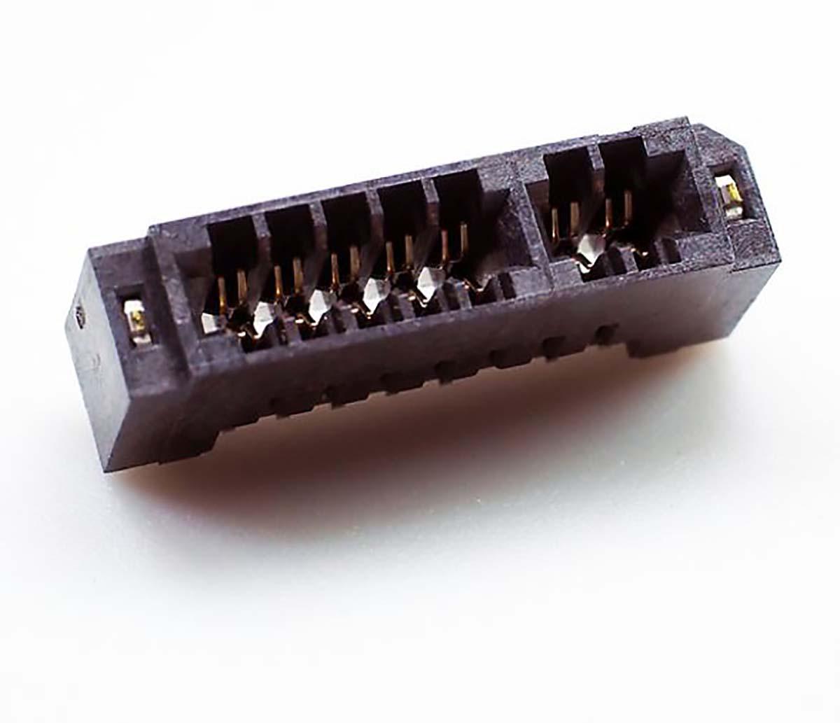 Samtec MEC2 Series Vertical Female Edge Connector, Through Hole Mount, 2mm Pitch, 1-Row