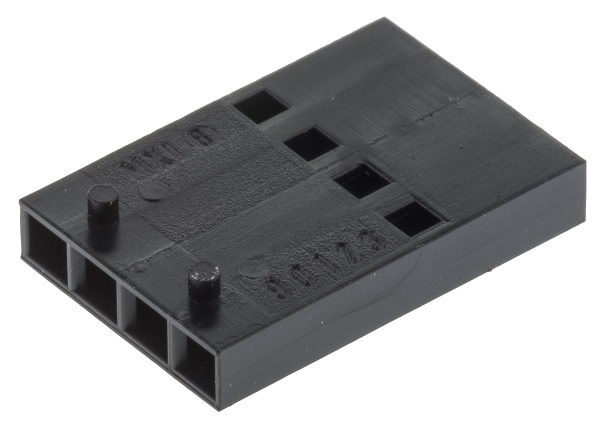 Molex, C-Grid III Female Connector Housing, 2.54mm Pitch, 4 Way, 1 Row