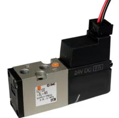 SMC 4/2 Pneumatic Solenoid Valve - Solenoid M5 x 0.8 VZ1000 Series 24V dc