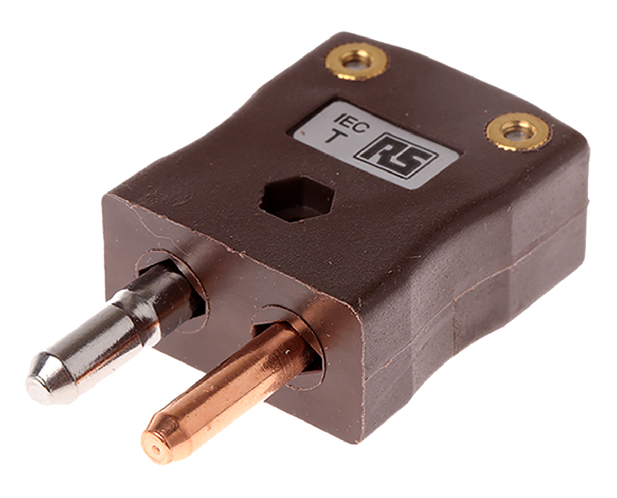 RS PRO Standard Thermocouple Connector for Use with Type T Thermocouple, 6mm Probe, IEC, RoHS Compliant Standard