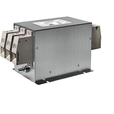 Schurter, 3-123 16A 520/760 V ac 60Hz, Chassis Mount Power Line Filter 3 Phase