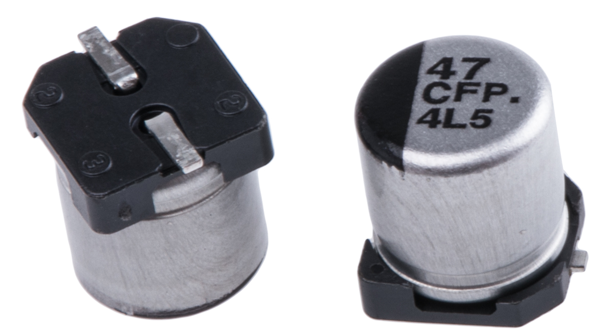 Panasonic 47μF Aluminium Electrolytic Capacitor 16V dc, Surface Mount - EEEFPC470UAR