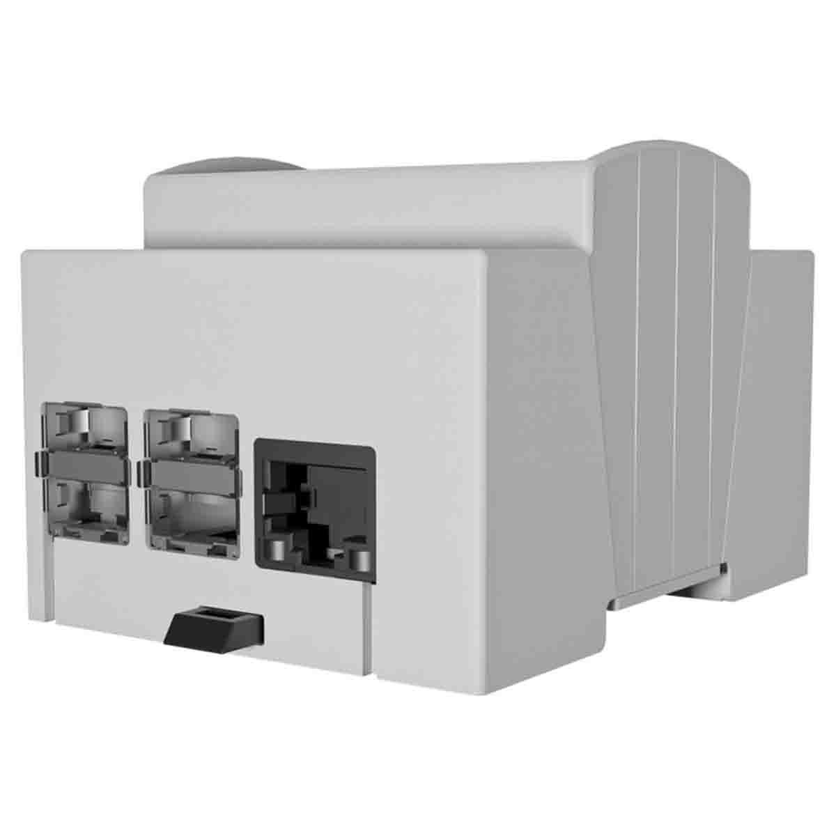 Italtronic Case for Embedded Raspberry Pi 4 Din Rail Enclosure, Grey