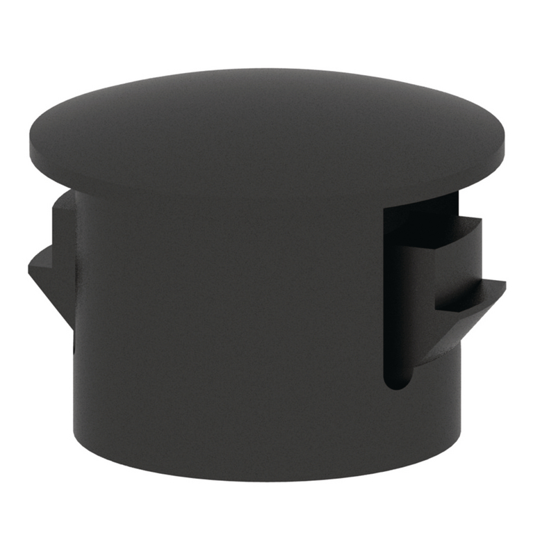 Essentra Blanking Plug, 6.4mm Hole Diameter, Nylon, 7.6mm Diameter, Unthreaded