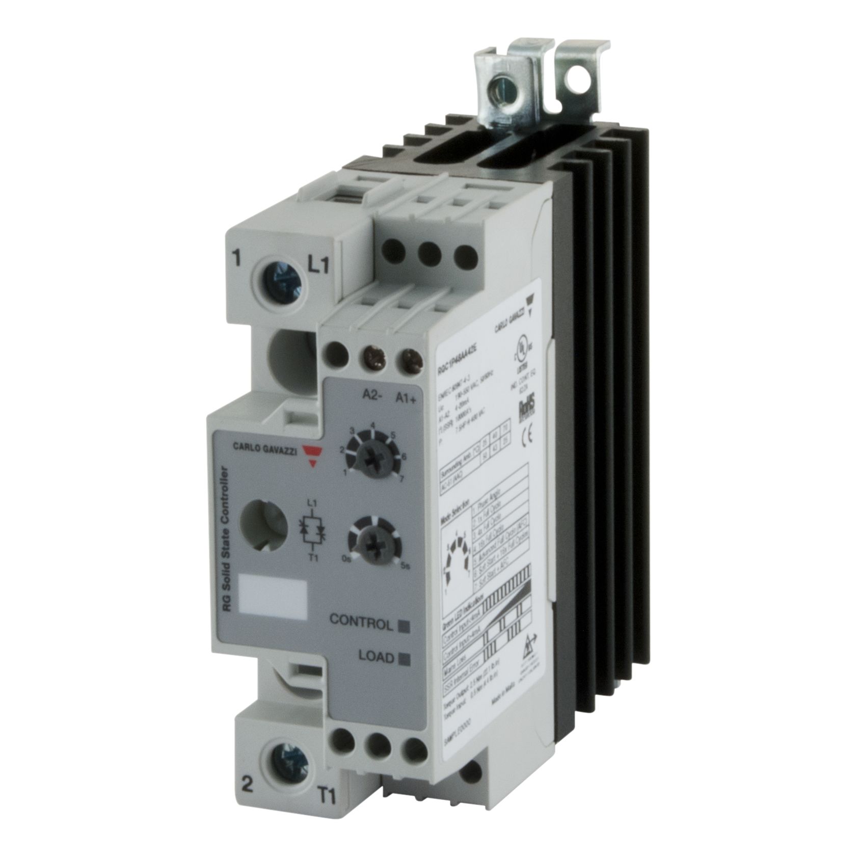 Carlo Gavazzi RGC1P Contactor, 550 V ac Coil, 1-Pole, 43 A, 550V