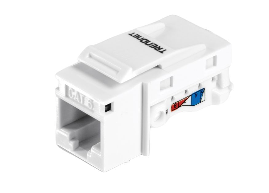 Trendnet TC Series Cat6 1 Port RJ45 Patch Panel 22mm White