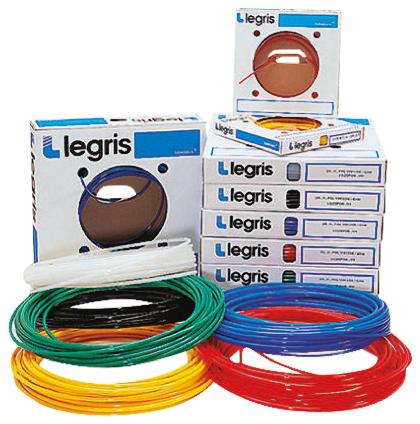 Legris Compressed Air Pipe Yellow Nylon 6mm x 25m 1025P Series