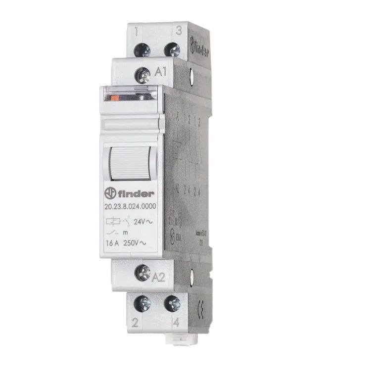 Finder DIN Rail Modular Step Relay, 24V Coil, 16A Switching Current, SPDT, SPST