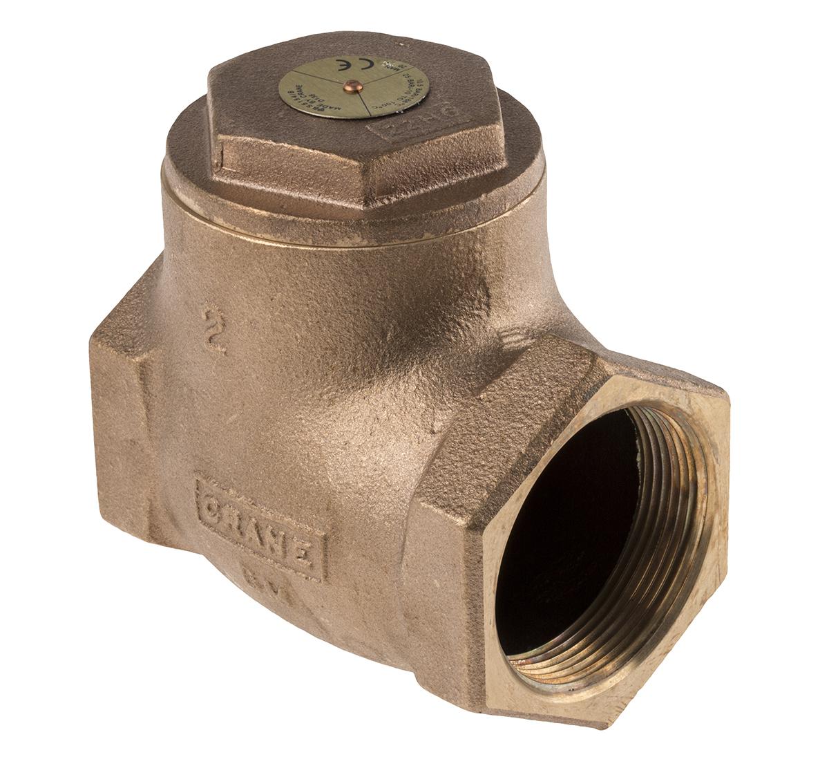 RS PRO Bronze Single Check Valve, BSPT 2in, 25 bar