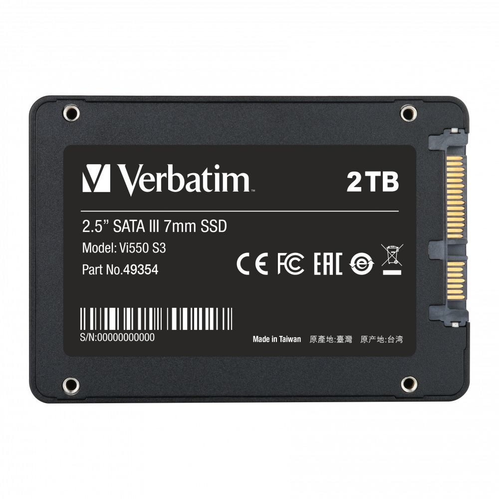 Verbatim Vi550 S3 SSD 2.5 in 2 TB Internal SSD