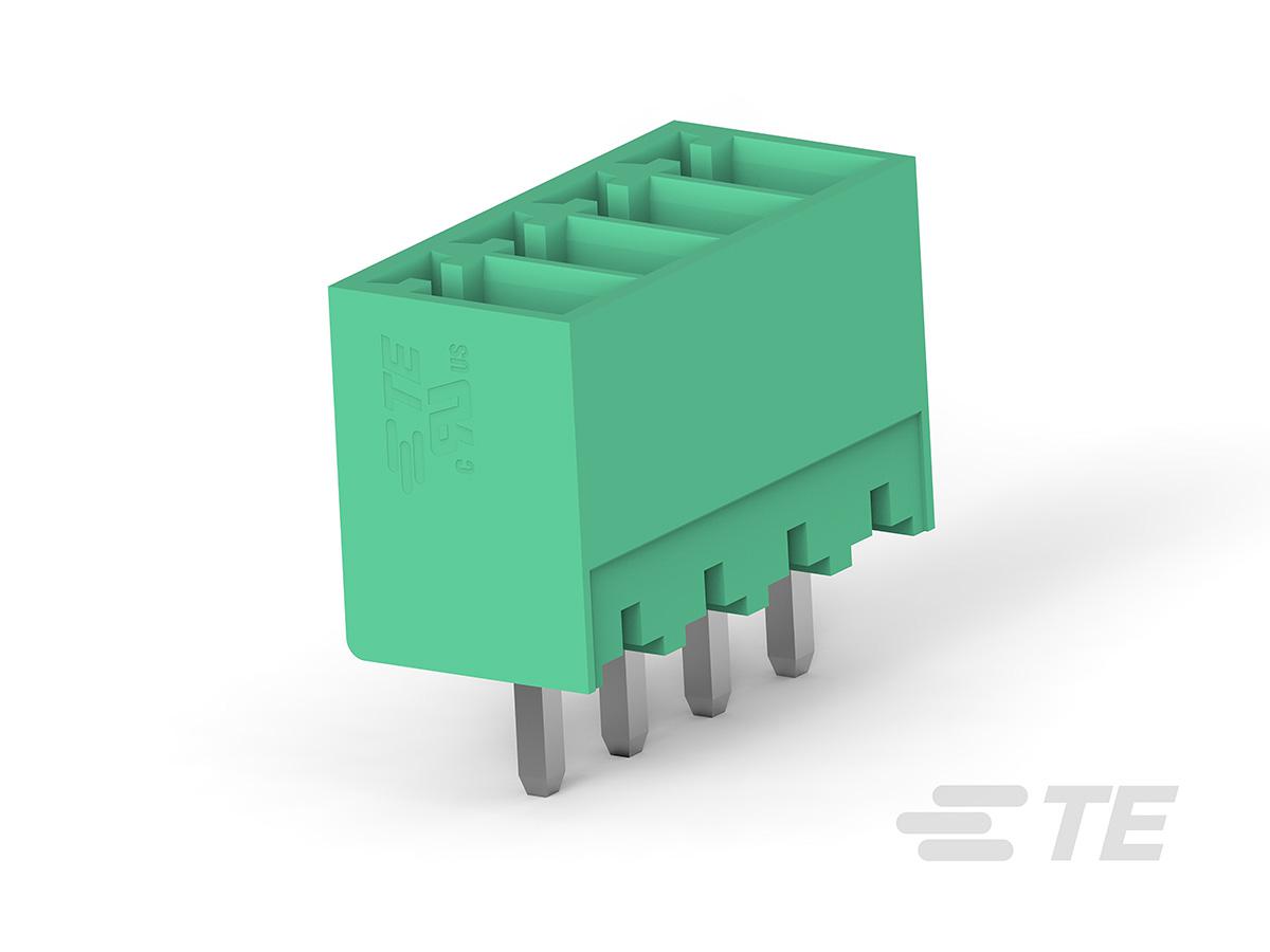 TE Connectivity Buchanan Series Pluggable Terminal Block, 10-Contact, 3.5 mm Pitch, 1-Row