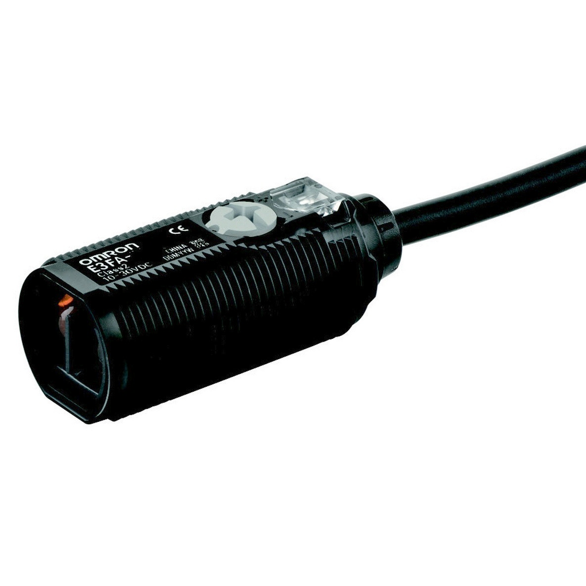 Omron Retroreflective Photoelectric Sensor, Cylindrical Sensor, 400 mm Detection Range