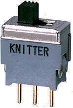 KNITTER-SWITCH PCB Slide Switch SPDT Latching 50 mA @ 48 V dc Slide