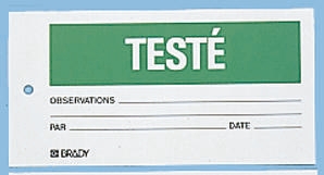 Brady Pre-Printed 148 x 75 Label. Quantity: 10