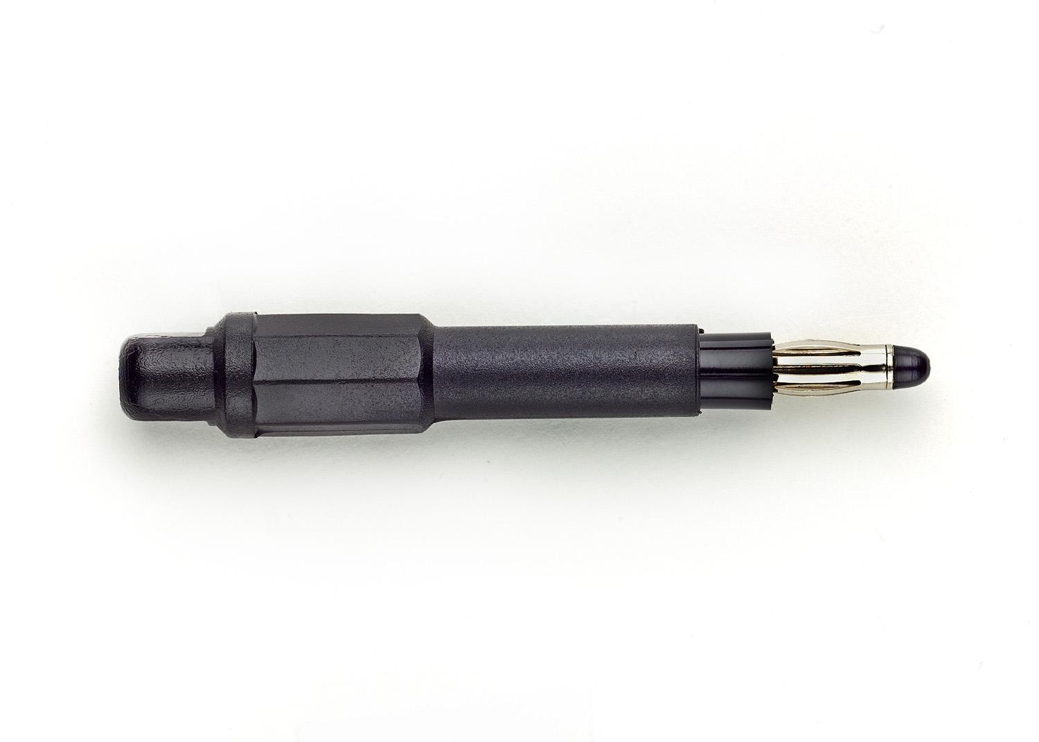 Pomona Black Banana Connector, 20A, 1kV