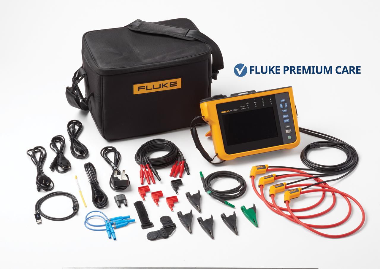 Fluke 1775 Power Quality Analyser, 3-Phase, 6000A Max, 1000V dc Max