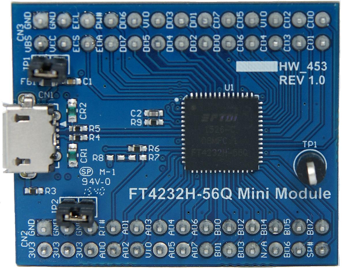 FTDI Chip Mini-Module Evaluation Kit FT4232H-56Q MINI MDL