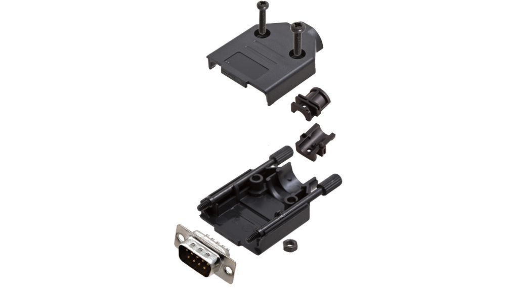 Encitech Connectors, 6355 Series D Sub Hoods For Use With For Cable