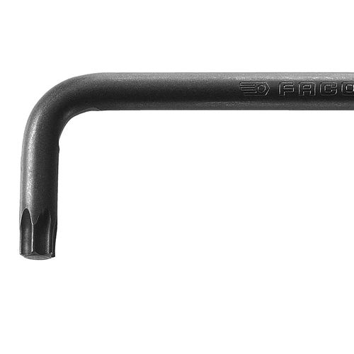 Facom 1-Piece Torx Key, T15 Size, L Shape, Long Arm