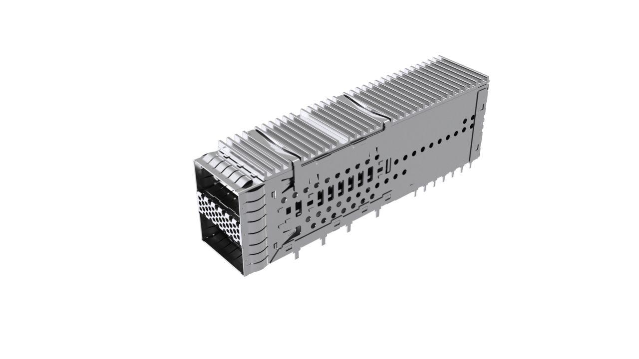 Amphenol Communications Solutions QSFP-DD I/O Connector Plug 76-Position, UE36E1620032C31