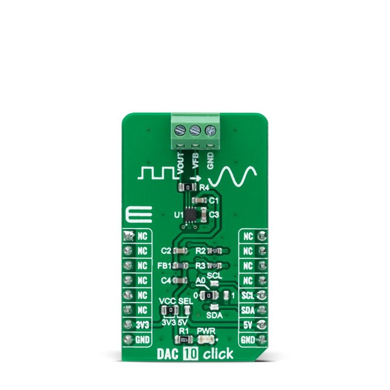 MikroElektronika MIKROE-4732 DAC 10 Click Add On Board Signal Conversion Development Tool