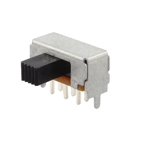 Nidec Components Through Hole Slide Switch DPDT (On)-(On) 10 mA Slide