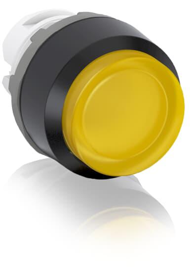 ABB MP3 Series Yellow Momentary Push Button Head, 22.5mm Cutout