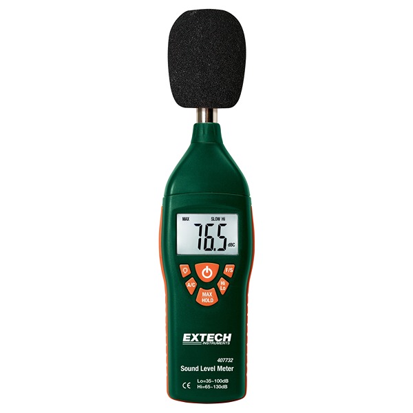 Extech 407732 Sound Level Meter, 35dB to 130dB