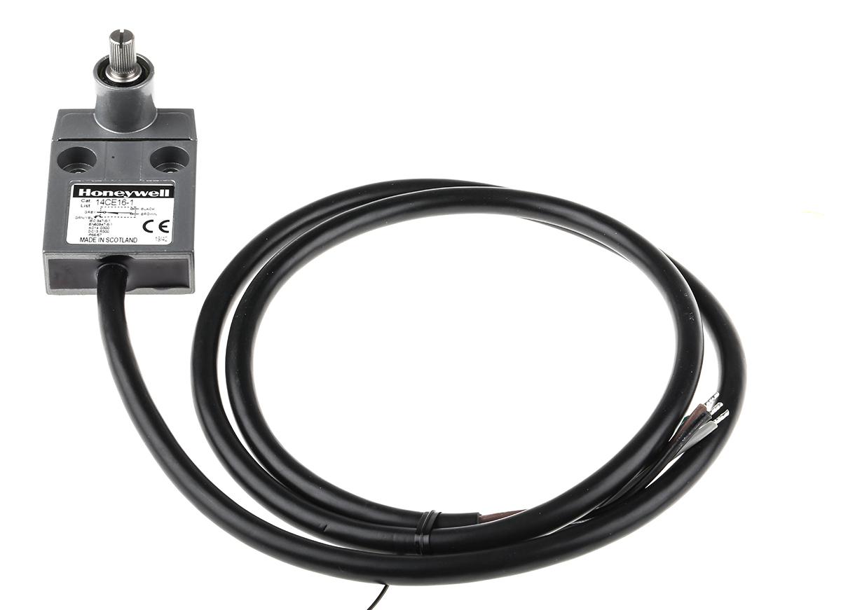 Honeywell 14CE Series Plunger Limit Switch, NO/NC, IP65, IP66, IP67, IP68, SP, 240V ac Max, 5A Max