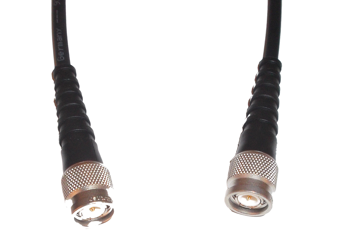 Telegartner L09999 Series, 500 mm, RG58 Coaxial, Terminated 50 Ω