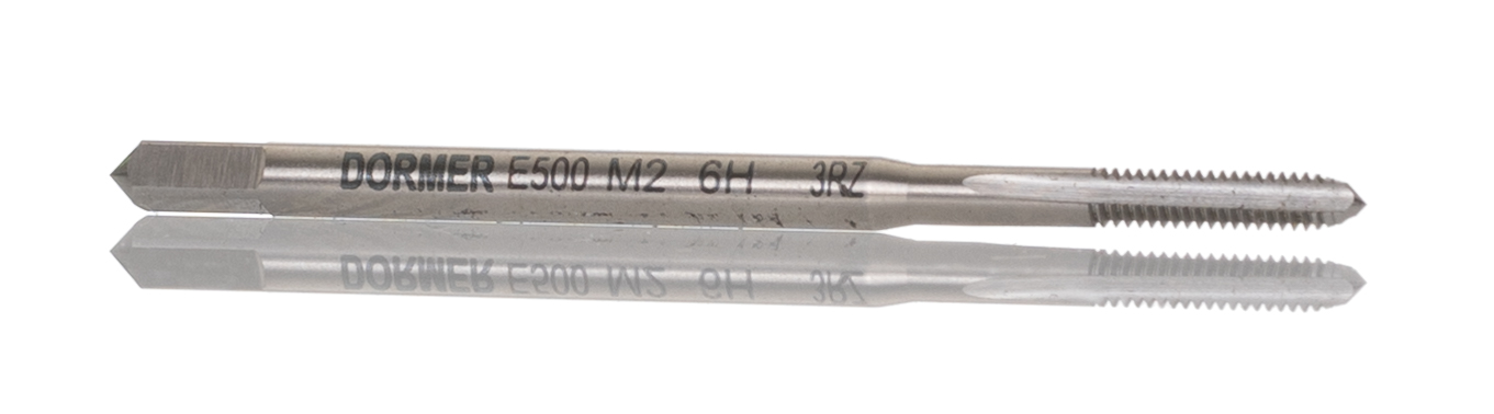 Dormer Threading Tap HSS 1-Piece 0.4mm Pitch Metric Standard Machine Tap M2 Thread
