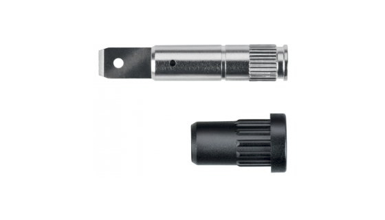 Schutzinger Blue Female Banana Socket, 4 mm Connector, 24A, 33 V ac, 70V dc, Nickel Plating