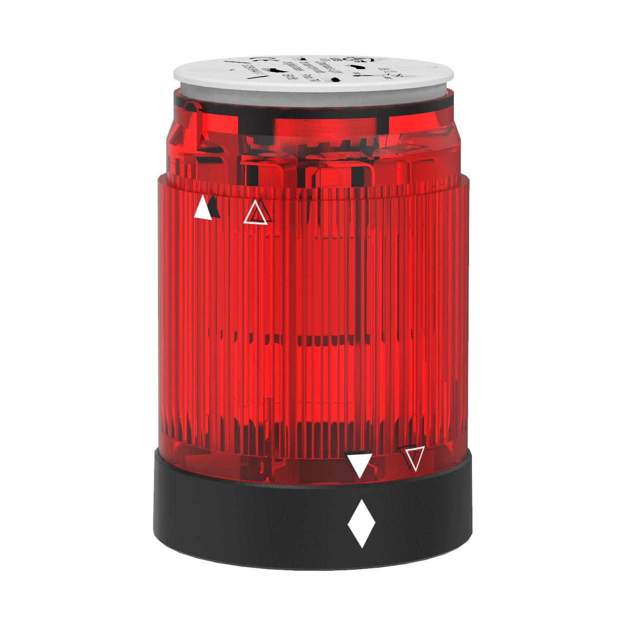 Pfannenberg 28250376055 Series Red Continuous lighting Effect Signal Tower for Use with Everywhere Where Machine