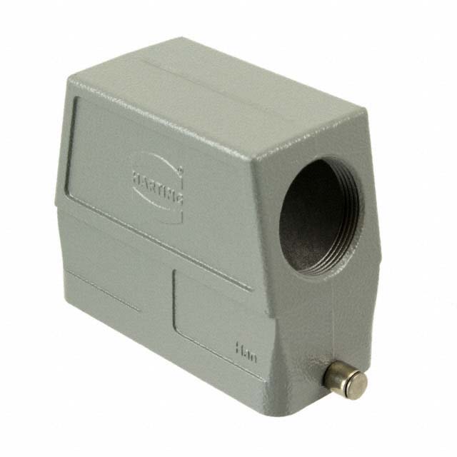 HARTING Han HMC Heavy Duty Power Connector Hood, M32 x 1.5 Thread, Side Entry Han B HMC Range