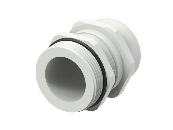 Entrelec 1SNG Series Light Grey PA 6 Cable Gland, M20 Thread, 6mm min., 12mm max., IP66, IP68
