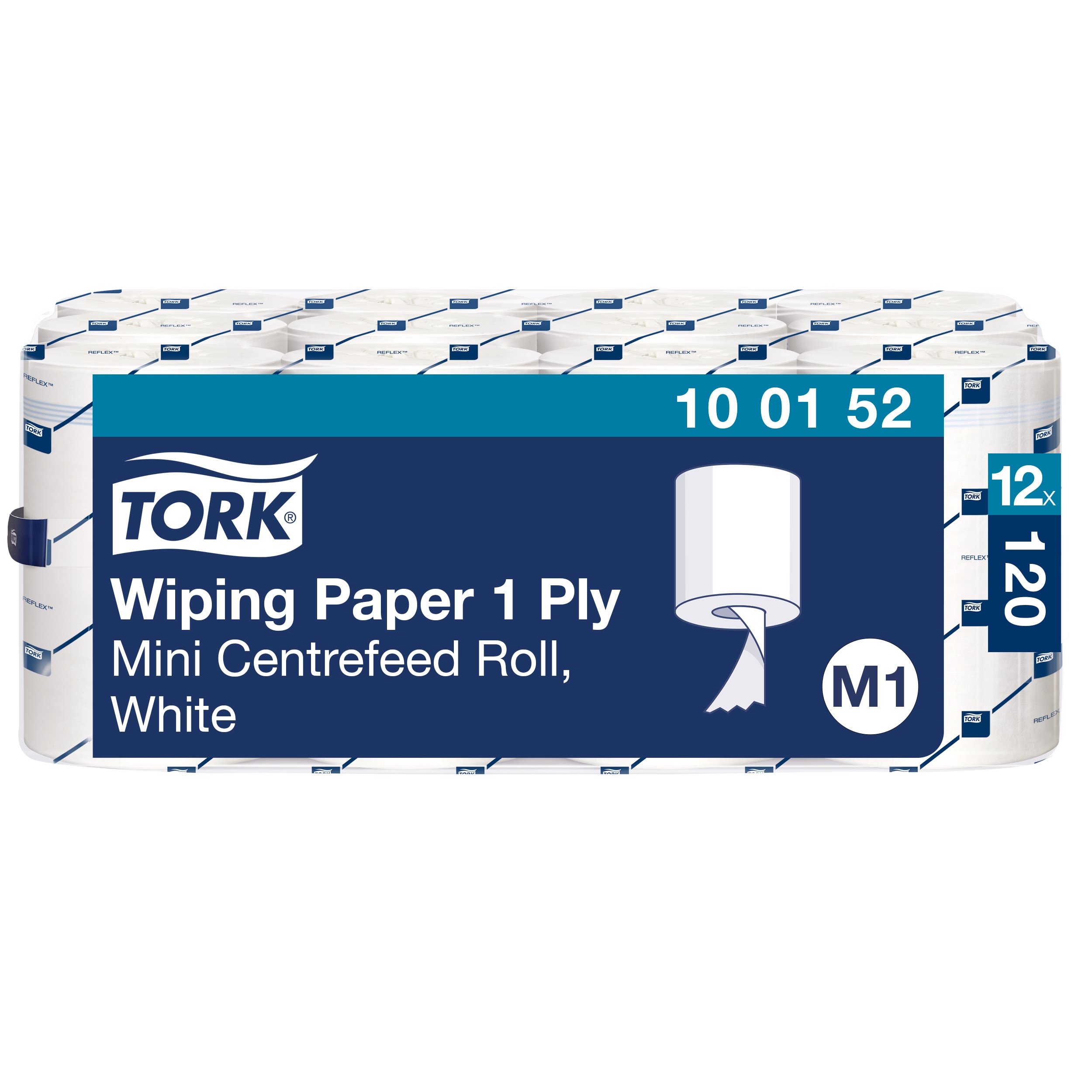 Tork Rolled White Paper Towel, 120 m x 200mm, 12 Sheets