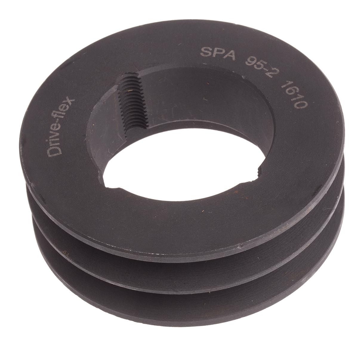RS PRO Pulley, Cast Iron, Steel