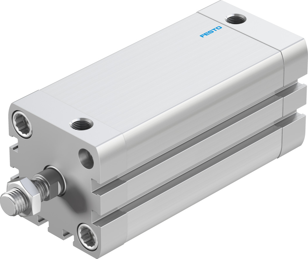 Festo Pneumatic Cylinder - 536298 40 mm Bore, 80 mm ADN Series, Double Acting Acting