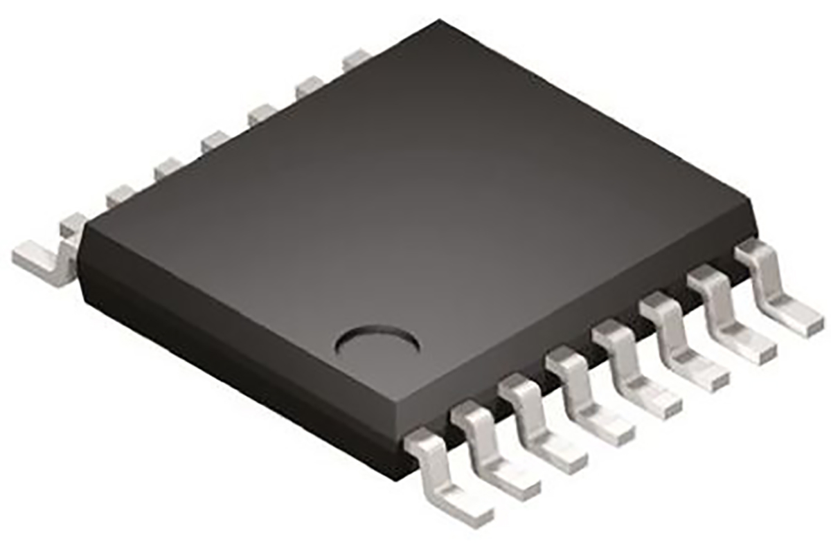 Texas Instruments CD4053BPW Multiplexer/Demultiplexer Triple 2:1 5 V, 9 V, 12 V, 15 V, 18 V, 16-Pin TSSOP